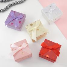 Коробка под кольцо 5*5*3,5см арт.604-767 микс №5 (12шт)