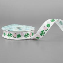 Лента атласная 12мм арт.ALP-122 G3/001 одежда/белый (3м)