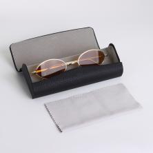 Футляр для очков иск.кожа на магните с салфеткой арт.10663588 черный