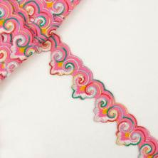 Тесьма термо 33мм арт.CYY-2757 02-розовый