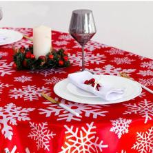 Ткань для декора интерьера "Снежинки" 145*300см 100% п/э 60г/кв.м арт.4443218