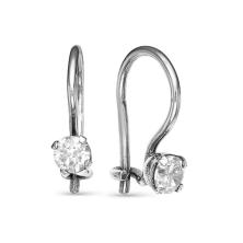 Серьги серебрение с оксидированием 