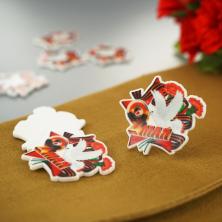 Кабошон-вырубка "9 Мая" пластик 38*34мм арт.SF-5946 №25