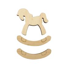 Заготовка "Лошадка-качалка" 12*9,5см Mr.Carving арт.ВД-359 дерево (сосна)