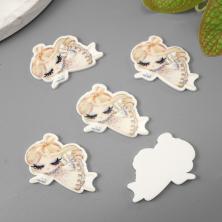 Кабошон-вырубка пластик "Девочка" 25*38мм арт.SF-5818 №13