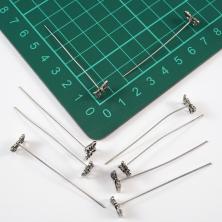 Штифт с декором 54мм арт.25299/5350 никель