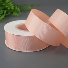 Лента репсовая 25мм т.персиковый