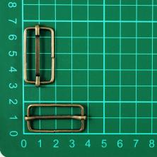Пряжка регулировочная металл 30*15*2мм арт.ST-30 бронза
