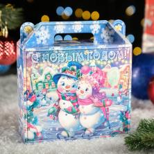 Коробка складная 15*17*6,5см "Зимняя фантазия"арт.7082116