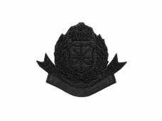 Термоаппликация "Герб" 78*64мм арт.51181 черный/черный