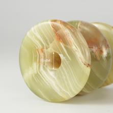 Подсвечник "Оникс" натур. камень 5*3,8см арт.ФУ-11941