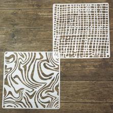 Трафарет Абстракция