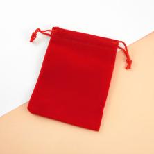 Мешок подарочный бархатный  9*12см арт.SF-7581 красный