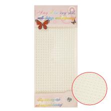 Полубусины клеевые 4мм арт.SF-7357 белый (422шт)