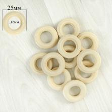 Кольцо дерево без покрытия 25мм сосна арт.9411544