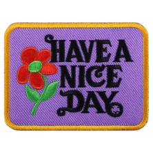 Термоаппликация "HAVE A nice day" арт.25М4