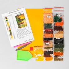 "Тихий вечер" 21*30см арт.4662222 Картина стразами