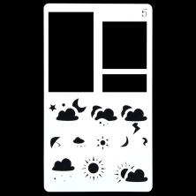 Трафарет пластик 