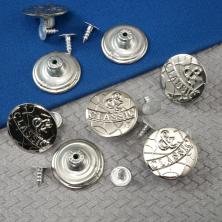 Пуговица джинсовая "CLASSIC" арт.ФУ-11534 20мм никель