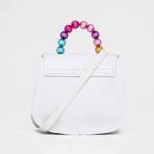 Сумочка детская на магните иск.кожа 12*13*5см арт.9635006 белый