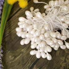 Тычинки 6см d-5мм Fiorico арт.TIC/P-5 белый