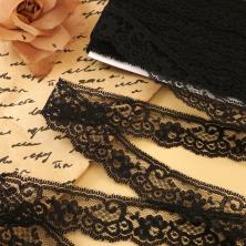 Кружево капрон  30мм арт.LCE-12 черный