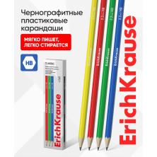 Карандаш простой "Erich Krause Classic" чернографитный НВ арт.9314486