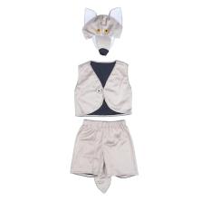 Карнавальный костюм "Волк" маска-шапочка, жилетка, шорты (3 предмета)(р.110-116)(4-5лет)