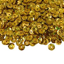 Пайетки-голограмма "Круг"  6мм (100гр (±5гр)