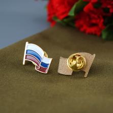 Значок "Флаг России" 20*15мм арт.661-147