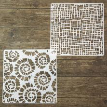 Трафарет Абстракция