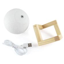 Светильник на подставке "Луна" d9,5см зарядка USB арт.ФУ-9291