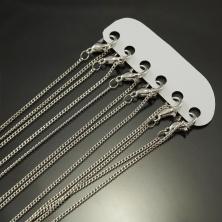 Цепь металл с застежкой 2,0мм 45см арт.ИВ-124