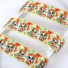 Лента репсовая 25мм "Котенок" арт.SF-6131 ассорти