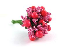 Букетик "Веточка с ягодами" 10см арт.ФУ-6816 (12цв)