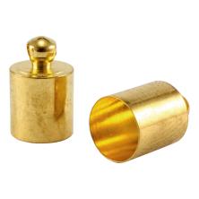 Концевик 8*7мм нержавеющий отв-е 1,5мм арт.SF-298 золото