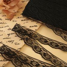 Кружево капрон  20мм арт.ФУ-9551 черный