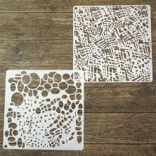 Трафарет Абстракция