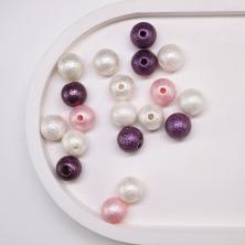 Бусины акрил 10мм арт.JJBS-01 ассорти (20шт)