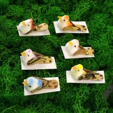 Птичка 3*2см арт.SF-7838 ассорти