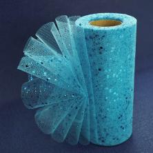 Фатин 15см с блестками арт.SF-605 голубой-27