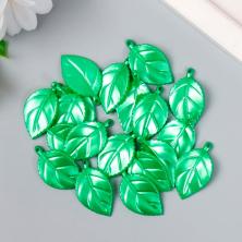 Лист акрил 18*32мм арт.9417761 зеленый  (20шт)