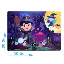 Пазл картон "Ночь колдовства" 40*30см арт.4659847 (88 элементов)