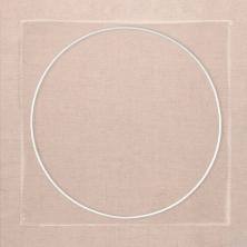 Кольцо металл 30см арт.10495446 белый