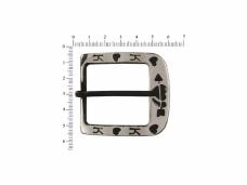 Пряжка металл 60*52/36мм арт.388 т.никель