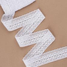 Кружево лен 50мм арт.9270968 белый