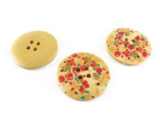 Пуговица дерево арт.ФУ-4104 25мм 40L 08