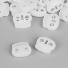 Фиксатор 20*18мм отв-е 4мм арт.6976692 белый