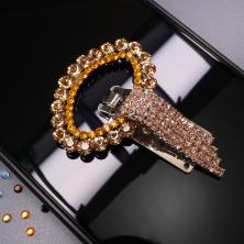 Застежка шубная со стразами арт.ФУ-2329