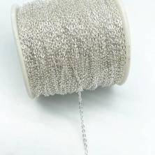 Цепь литая для создания бижутерии 2*3,5мм арт.ИВ-270